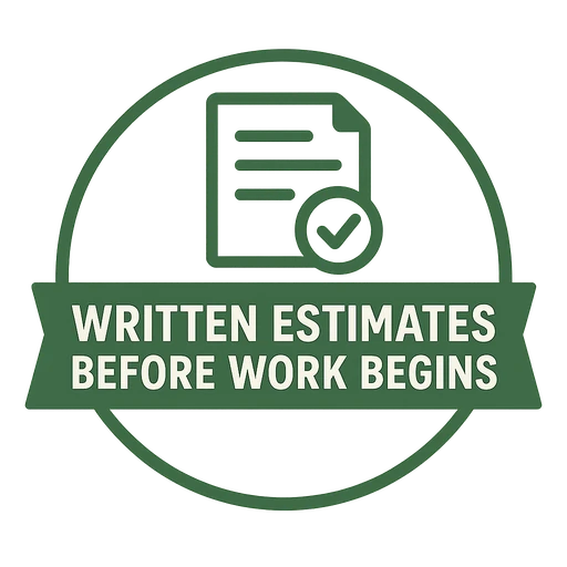 Written Estimates Before Work Begins